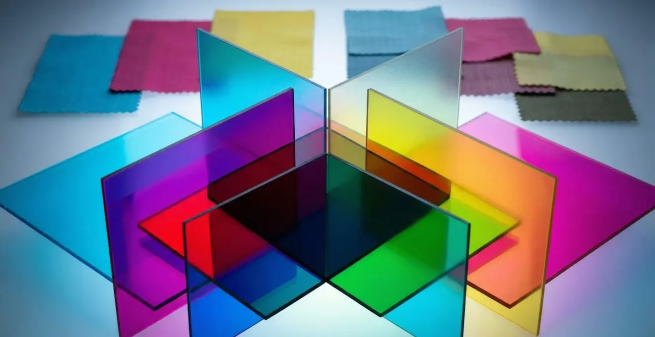 Visualisation comparative des gamuts de couleurs entre papier CMJN et textile
